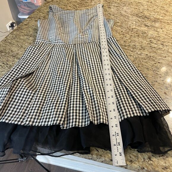 D.L. Cerney New York Gingham Retro 60s Mini Dress XS - Picture 11 of 11